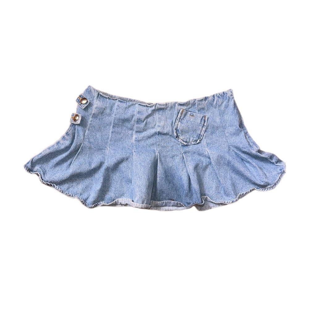 Denim Mini Skirt
